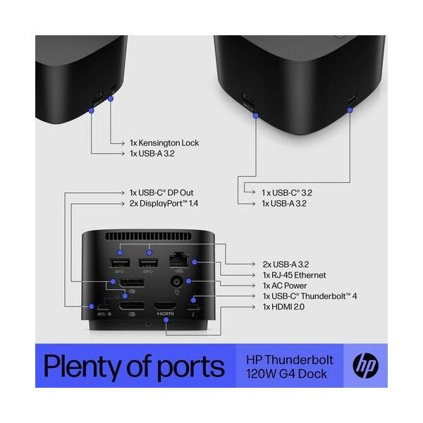 Hewlett Packard (HP) HP Thunderbolt 120W G4 Dock