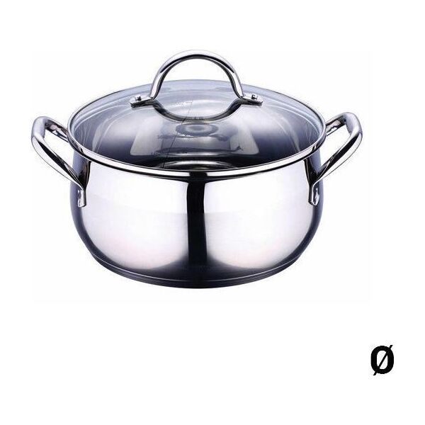 Bergner Garnek Bergner Stal nierdzewna Srebrzysty - 24 x 10 cm - 4,5 L