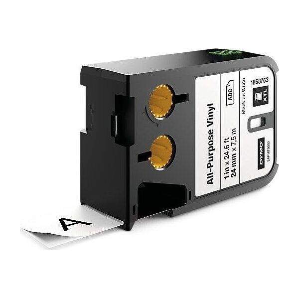 Dymo DYMO XTL taśma vinylowa trwała (24 mm), czarna na białym 7m długości