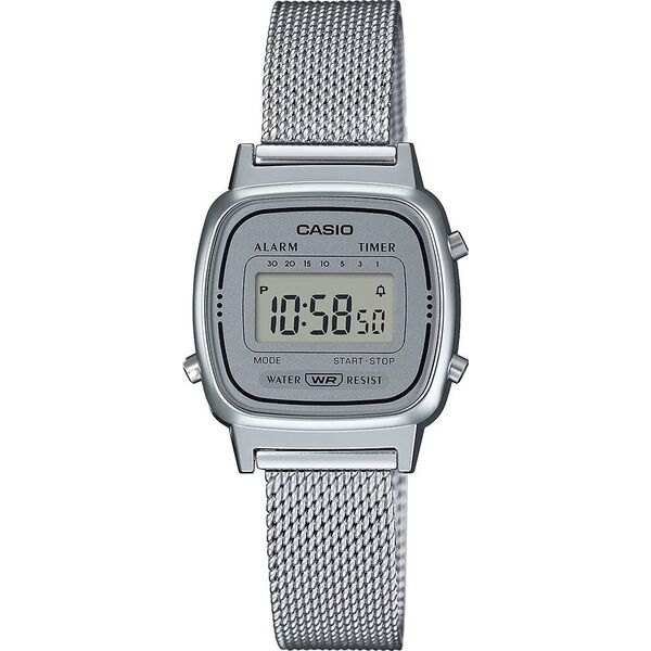 Zegarek Casio Zegarek Damski Casio VINTAGE GENT SILVER MESH ( 25 mm)