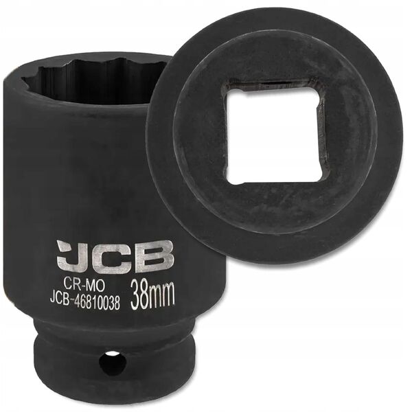 JCB Βαθύ κρουστικό καρυδάκι 3/4" 38mm (12-γωνιακό)