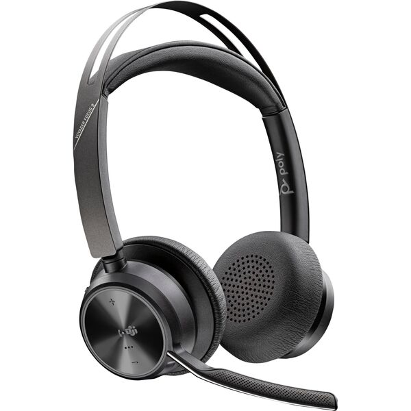 Słuchawki Poly Voyager Focus 2-M USB-C-C Headset USB-C/A Adapter Charging Stand No localization Retail Packaging