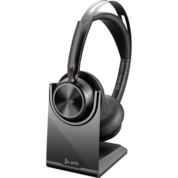 Słuchawki Poly Voyager Focus 2-M USB-C-C Headset USB-C/A Adapter Charging Stand No localization Retail Packaging