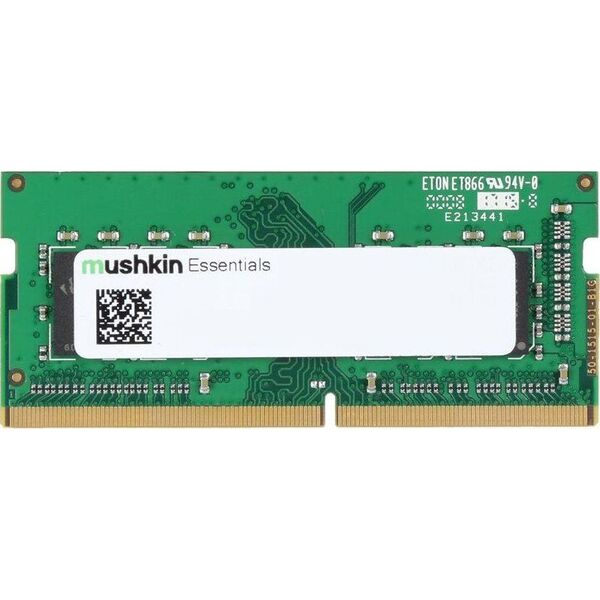 Pamięć do laptopa Mushkin Essentials, SODIMM, DDR4, 32 GB, 3200 MHz, CL22 (MES4S320NF16GX2)