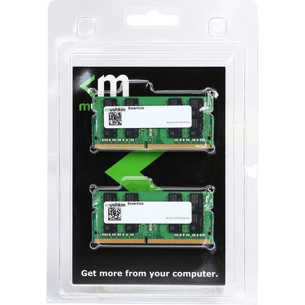 Pamięć do laptopa Mushkin Essentials, SODIMM, DDR4, 32 GB, 3200 MHz, CL22 (MES4S320NF16GX2)