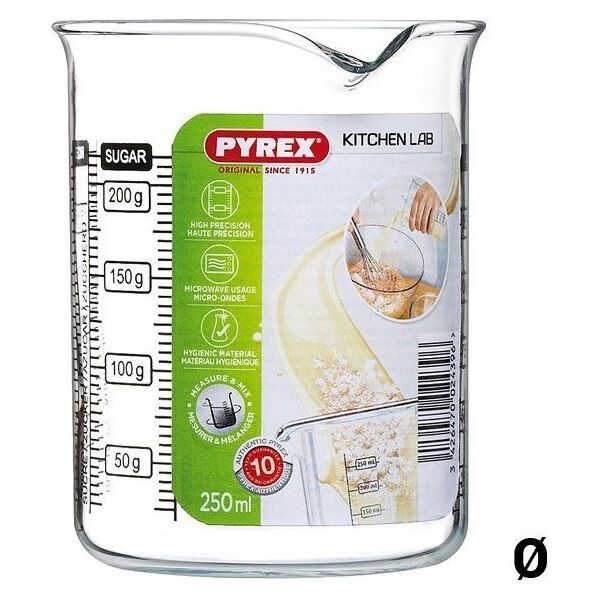 Pyrex Szklanka/kieliszek Pyrex Kitchen Lab Przezroczysty Szkło - 0,5 L
