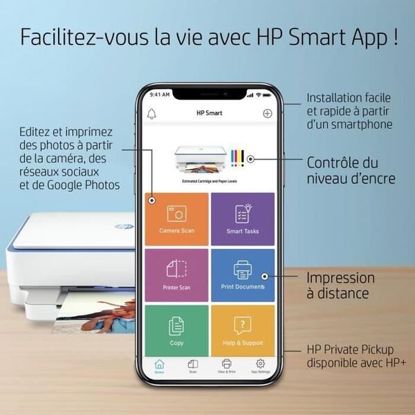 Drukarka atramentowa HP Drukarka HP Color Inkjet All-in-One - Envy 6010e - Doskonala dla kreatywnych - 6 miesiecy Instant Ink w zestawie z HP +