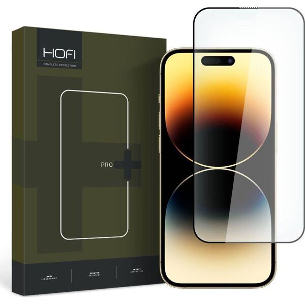 Hofi Szkło Hartowane APPLE IPHONE 15 PRO MAX HOFI Glass Pro+ czarne