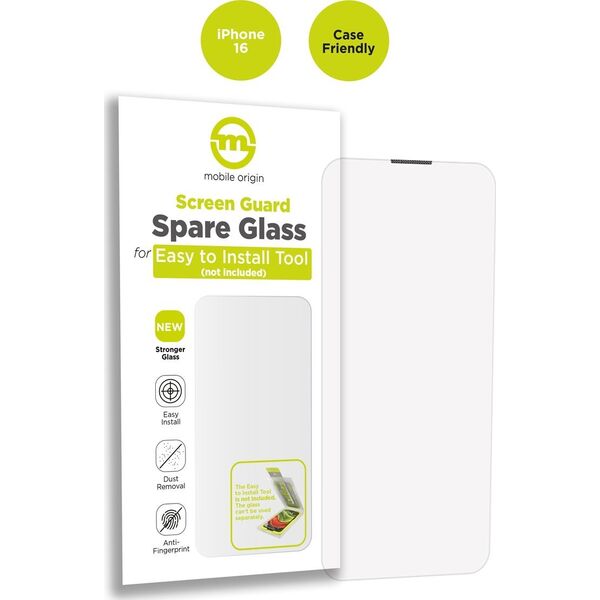 Mobile Origin Screen Guard Spare Glass Case Friendly - iPhone 16