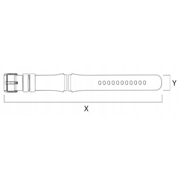 Nomad Rocky Point Band, μαύρο/μάγμα - AW 49/45/44/42mm