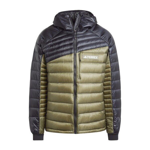 Μπουφάν adidas TERREX Xperior COLD.RDY Down Hooded Jkt - olive strata/black