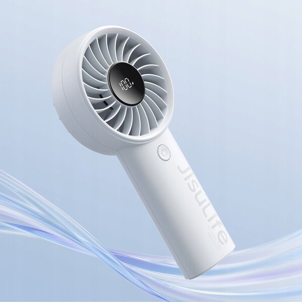 Mini wentylator Jisulife Handheld Fan Life4 5000mAh przenośny wiatraczek USB - szary