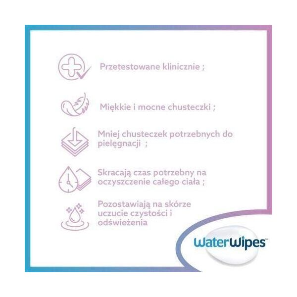 WaterWipes WaterWipes - chusteczki nawilżane dla dorosłych