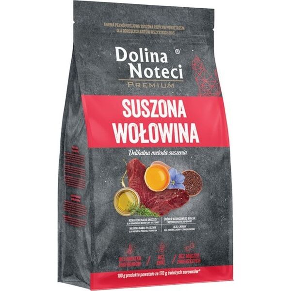Dolina Noteci Premium Karma suszona dla kotów wszystkich ras wołowina 2 kg
