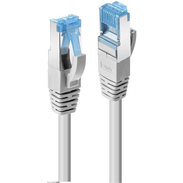 LINDY Patchkabel Cat.6A U/UTP LSZH Kabel, grau 15m