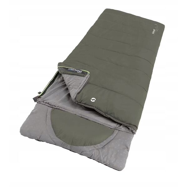 Miegmaišis Outwell Contour Dark Olive R, 220x85 cm, žalias