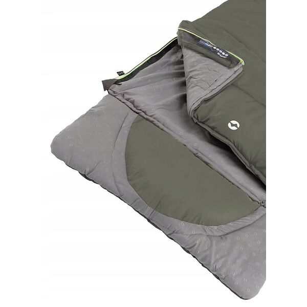 Miegmaišis Outwell Contour Dark Olive R, 220x85 cm, žalias