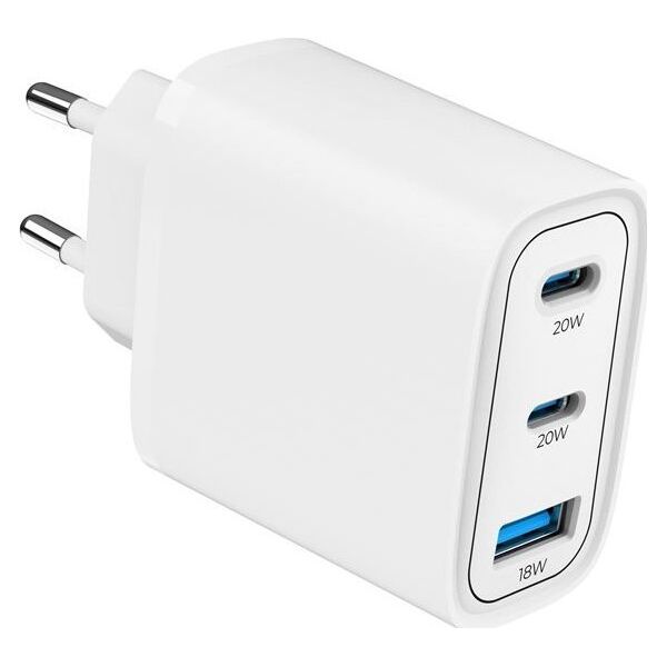 Φορτιστής MOBILE ORIGIN MO13 1x USB-A 2x USB-C 3 A (FRL-GAN40W-MO13)