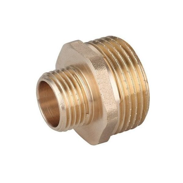 ZŁĄCZKA MOSIĘŻNA NYPEL REDUKCYJNY 3/4''X3/8''