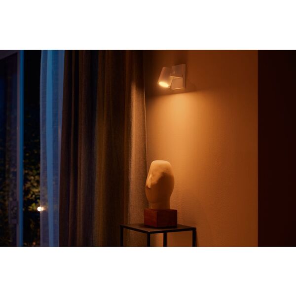 Philips Hue White&Col. Amb. Argenta Spot 1 flg. weiß 1x4.2W
