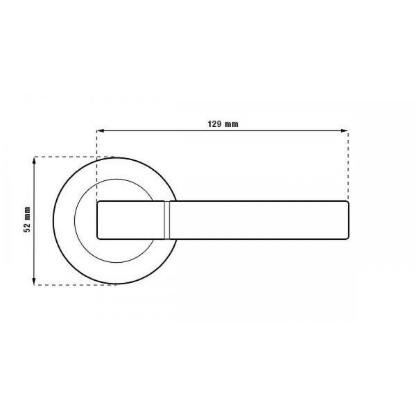 DOOR HANDLE CAMILA SATIN NICKEL