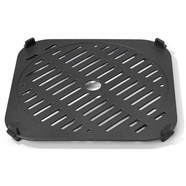 Heißluftfritteuse CRISPLITE VISION(schwarz/silber, 2.000 Watt, Korb 8 Liter, mit Sichtfenster)