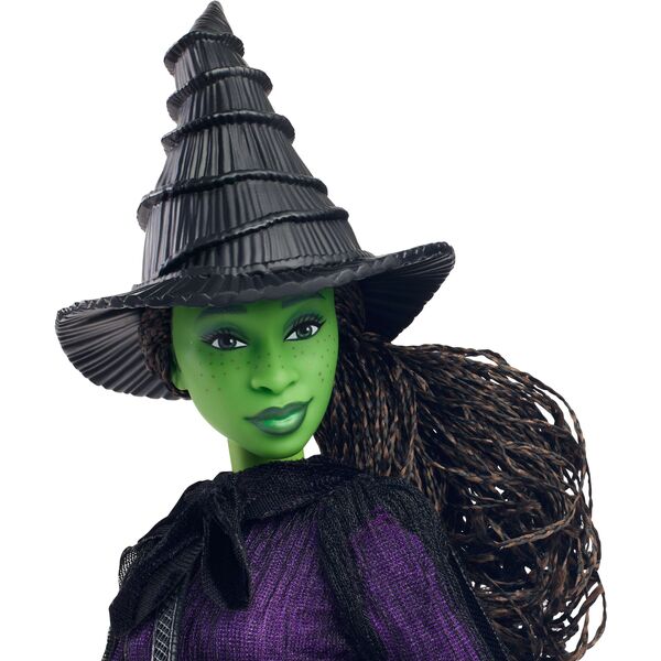 Wicked Elphaba Deluxe-Modepuppe(mit geflochtenen Haaren)
