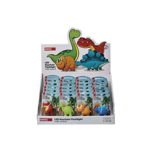 Breloczek Emos Brelok LED dinozaury 3× LR54 P4711 Emos