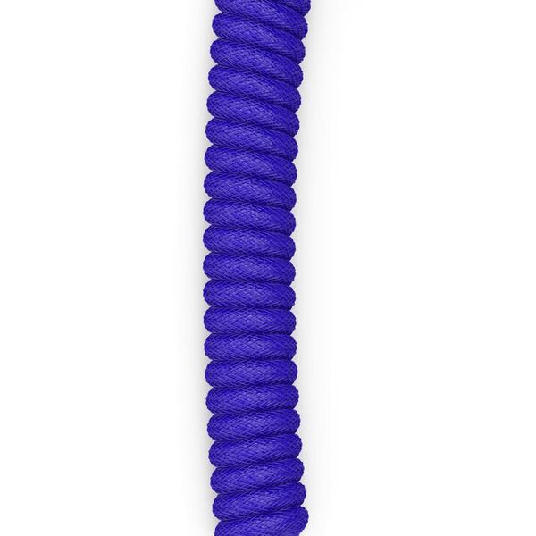 Glorious GMMK Coiled Cable Cobalt Blue, Spiralkabel, USB-C/USB-A - dunkelblau/schwarz