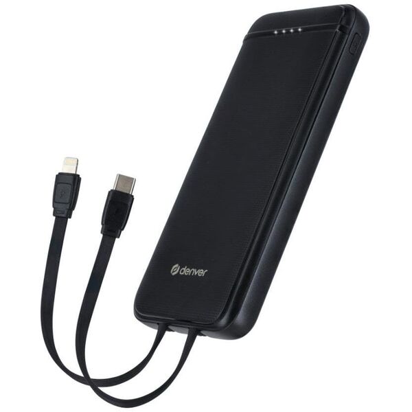 Denver PQCA-10320, 10000 mAh, Μαύρο