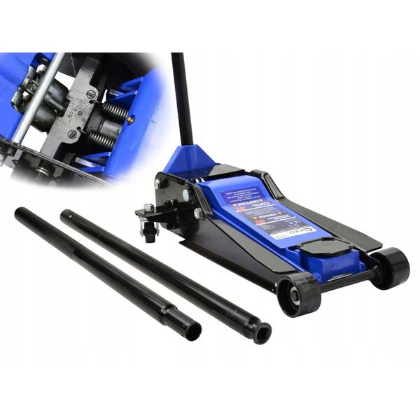 #Podnośnik hydrauliczny niskoprofilowy 3,5T GEKO PREMIUM 95-550mm 44kg (1)