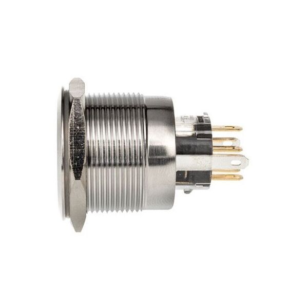 Διακόπτης/κουμπί βανδαλισμού DimasTech 25mm, Silverline Ring - RG
