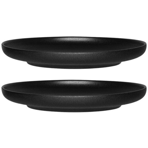Dinner plate MAKU ROBUSTE, black, o 21 cm, 2 pcs.