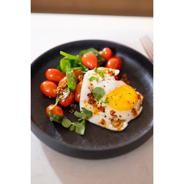 Dinner plate MAKU ROBUSTE, black, o 21 cm, 2 pcs.