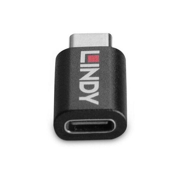 Lindy 71265 zmieniacz płci / kabli USB Type C Czarny