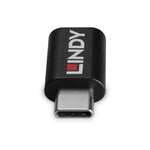 Lindy 71265 zmieniacz płci / kabli USB Type C Czarny