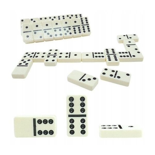 Klasyczna Gra Domino Tradycyjne Szóstkowe Etui 28 Kamieni