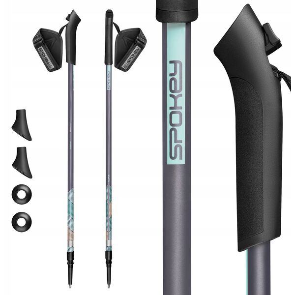 Kije Nordic Walking teleskopowe Spokey CLOUD
