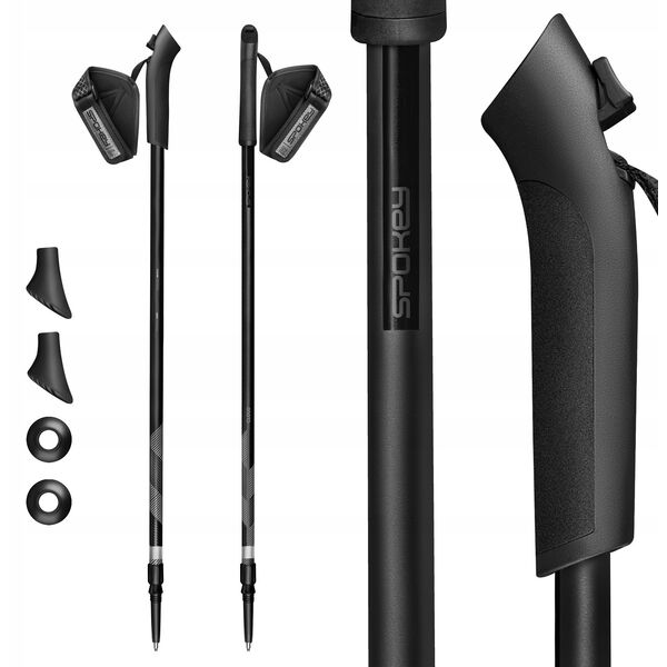 Kije Nordic Walking teleskopowe Spokey CLOUD