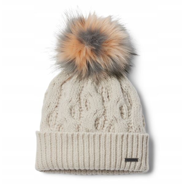 Columbia Boundless Days Cable Knit Pom Beanie 2092641278 Beżowe One size