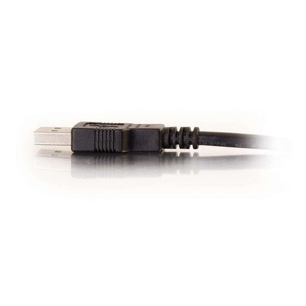 C2G 6.6ft USB Extension Cable - USB A to USB A Extension Cable - USB 2.0 - M/F - USB-Verlangerungskabel - USB (M) zu USB (W) - 2 m - Schwarz