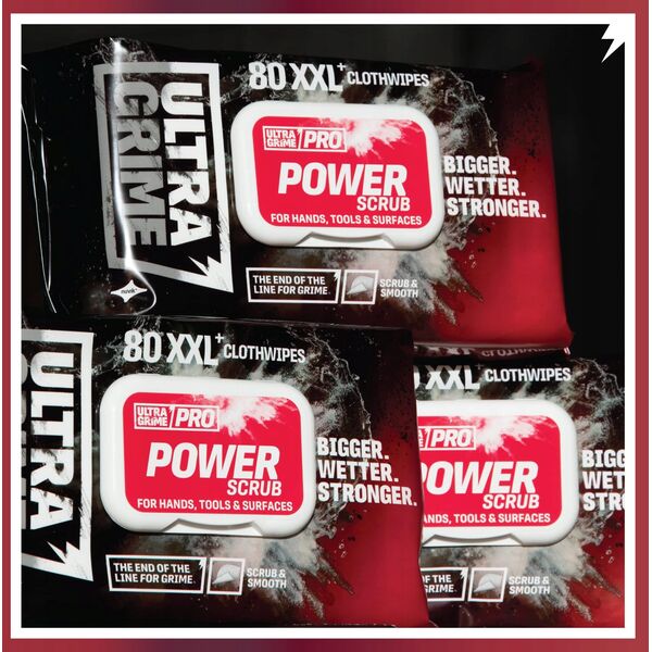 ULTRAGRIME Pro power scrub wipes - 2213220