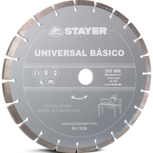 Stayer Tarcza diamentowa segmentowa do betonu Universal Basic 125x22,2mm (STA-D125UB)