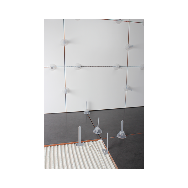 Rubi Kapturek dociskowy TILE LEVEL 100szt. (02980)