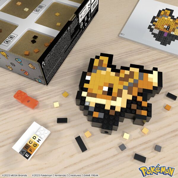Mattel Mattel MEGA Pokémon Eevee Pixel Art, Construction Toy