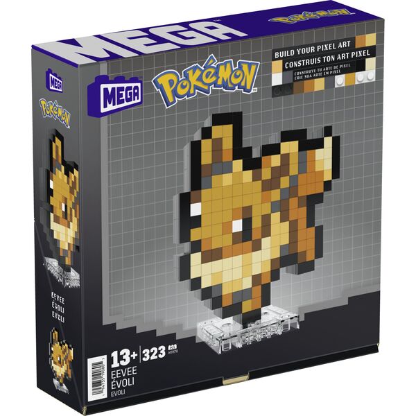 Mattel Mattel MEGA Pokémon Eevee Pixel Art, Construction Toy