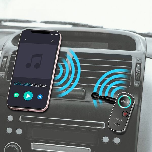 Δέκτης 3D-Ήχου Bluetooth 5.4 LogiLink μαύρος