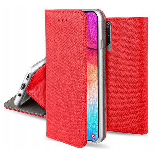 Kabura SMART CASE Book do OPPO RENO 12F czerwony
