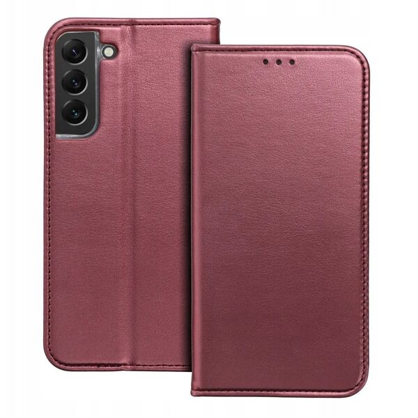 Kabura SMART MAGNETO do SAMSUNG M16 5G burgundowy
