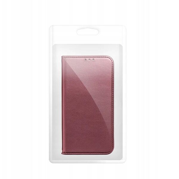 Kabura SMART MAGNETO do SAMSUNG M16 5G burgundowy